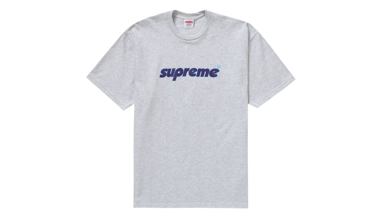 Supreme Pinline Tee Ash Grey Size Large