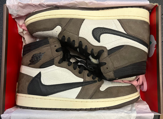 Jordan 1 Retro High OG SP Travis Scott Mocha Size 8.5M (10W) VNDS OG ALL