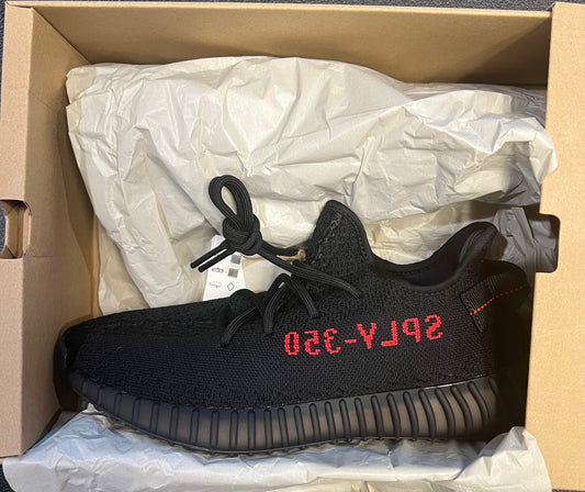 Adidas Yeezy Boost 350 V2 Black Red Size 9.5